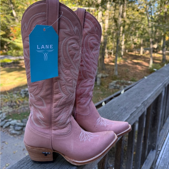Lane Pink Western Boots 6.5 - Picture 1 of 5